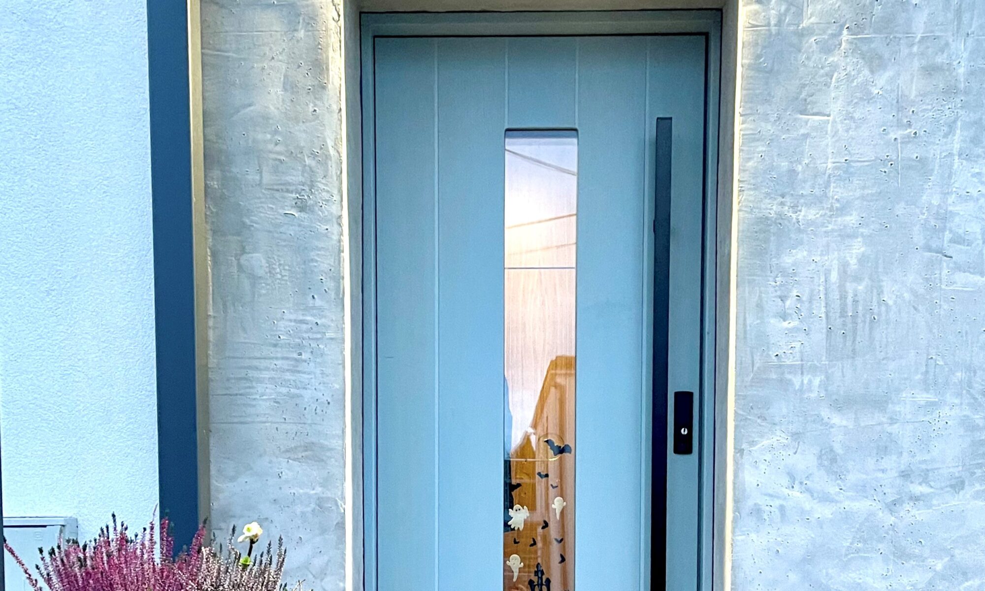 Drzwi CAL Termo 78 Asteria kolor Bourton Niebieskawy